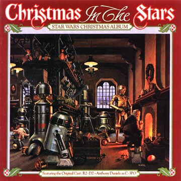 Cover of the Star Wars Christmas album.