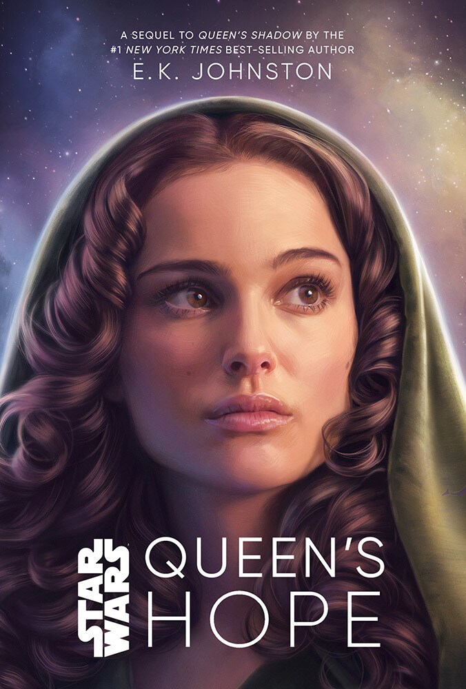 Padme Amidala on the cover of Queen's Hope.