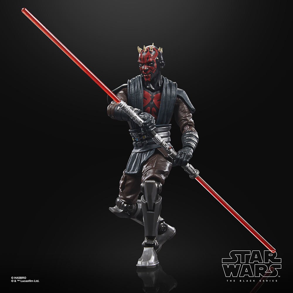 Star Wars: The Clone Wars Season 7 Black Series Darth Maul out of package