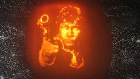Han Solo jack o'-lantern