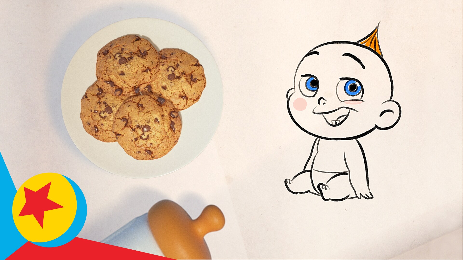Jack-Jack Makes Cookie Num-Nums! | Incredibles 2 | Cooking With Pixar