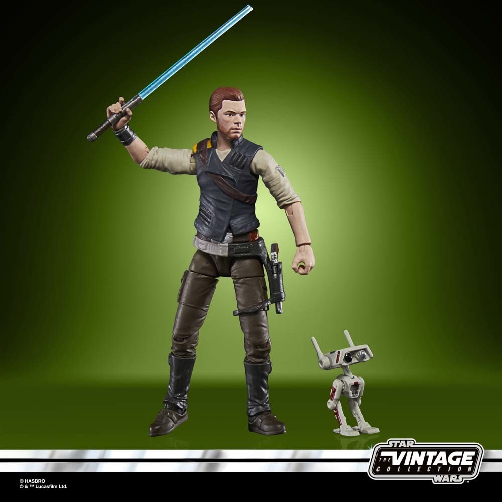 Star Wars: The Vintage Collection Cal Kestis figure with droid