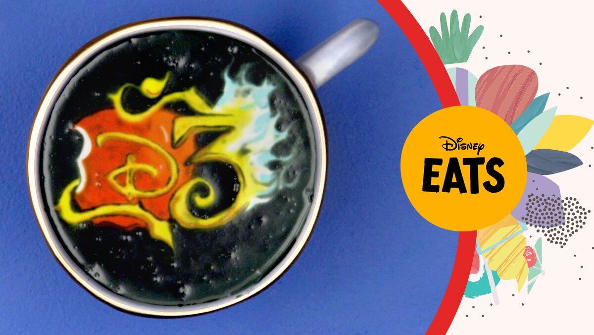 Descendants 3 Latte Art | Disney Eats