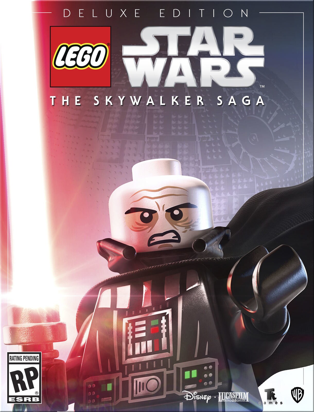 LEGO Star Wars: The Skywalker Saga Deluxe Edition box art without helmet