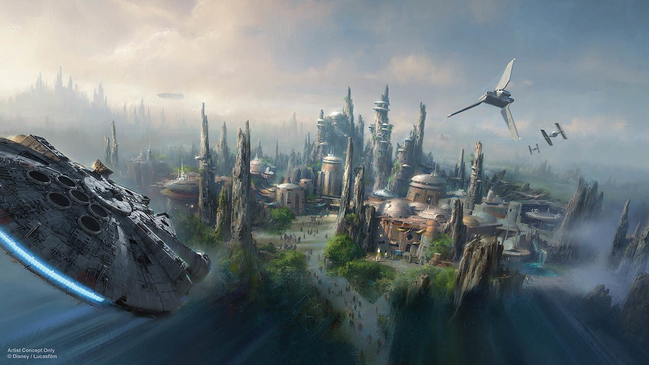 Concept art for Star Wars: Galaxy's Edge.