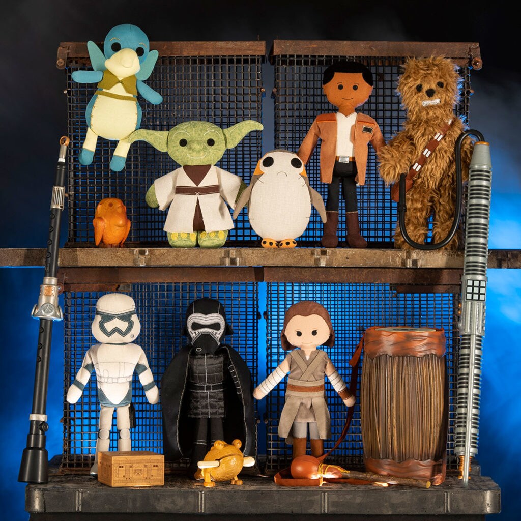 The Toydarian Toymaker stall in Star Wars: Galaxy’s Edge will feature an assortment of artisan-style plush characters, wood and tin toys and musical instruments. Star Wars: Galaxy’s Edge opens in summer 2019 at Disneyland Resort in California and fall 2019 at Walt Disney World Resort in Florida.