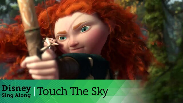 วิดีโอเนื้อเพลง Touch the Sky จากภาพยนตร์ Brave 