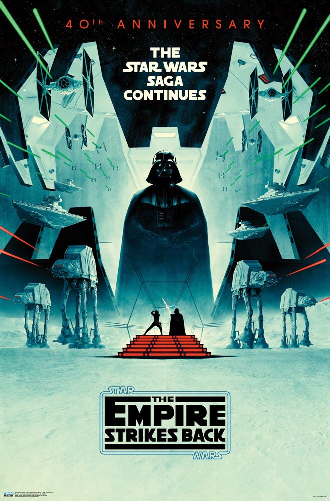 Matt Ferguson's 40th anniversary Star Wars: The Empire Strikes Back poster.