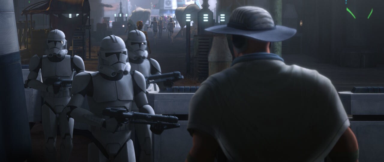 Stormtroopers in "Cut and Run"