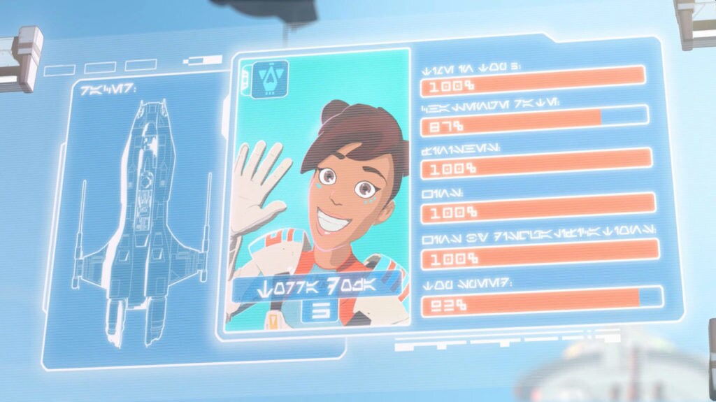 Torra Doza's stats on-screen