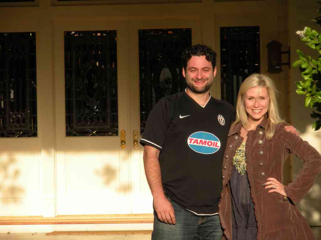 Lynne Hale had the most amazing dinner party for us at Skywalker Ranch! This photo was taken on the steps of the Main House!