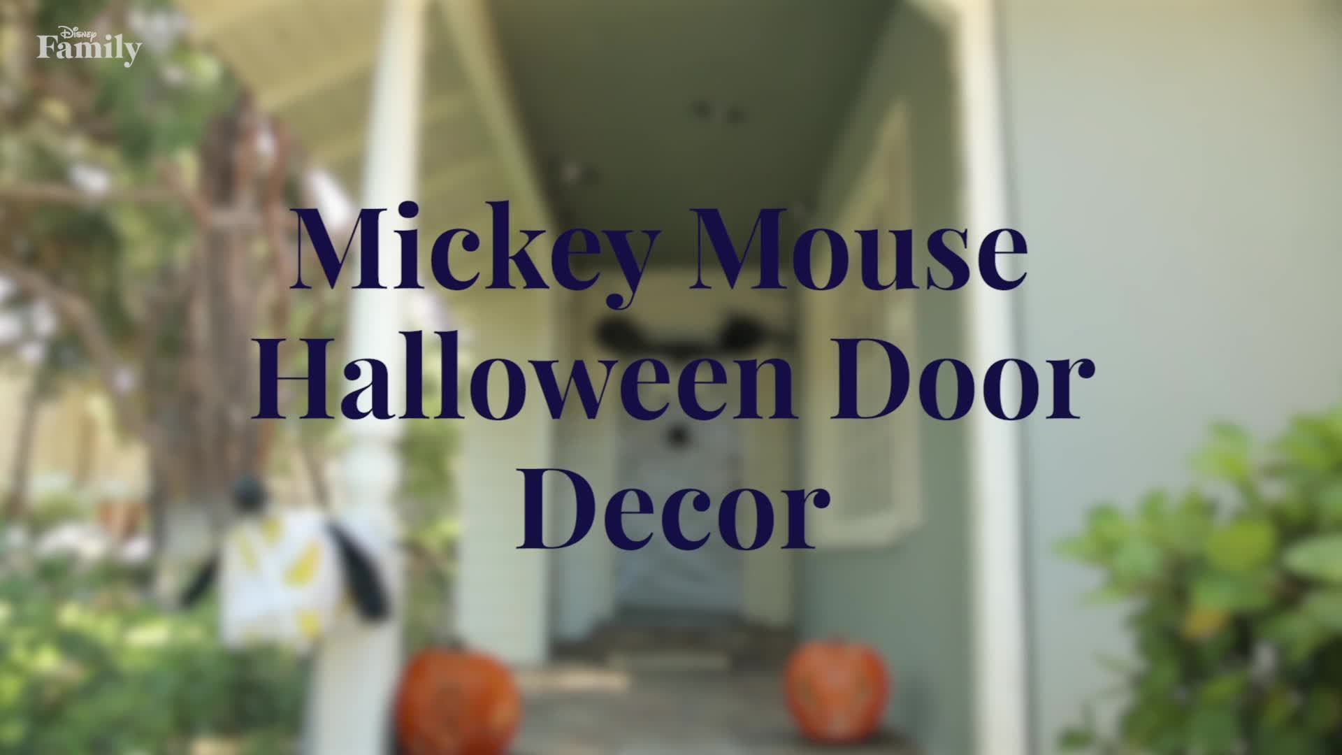Mickey Halloween Door Decor | Disney Family