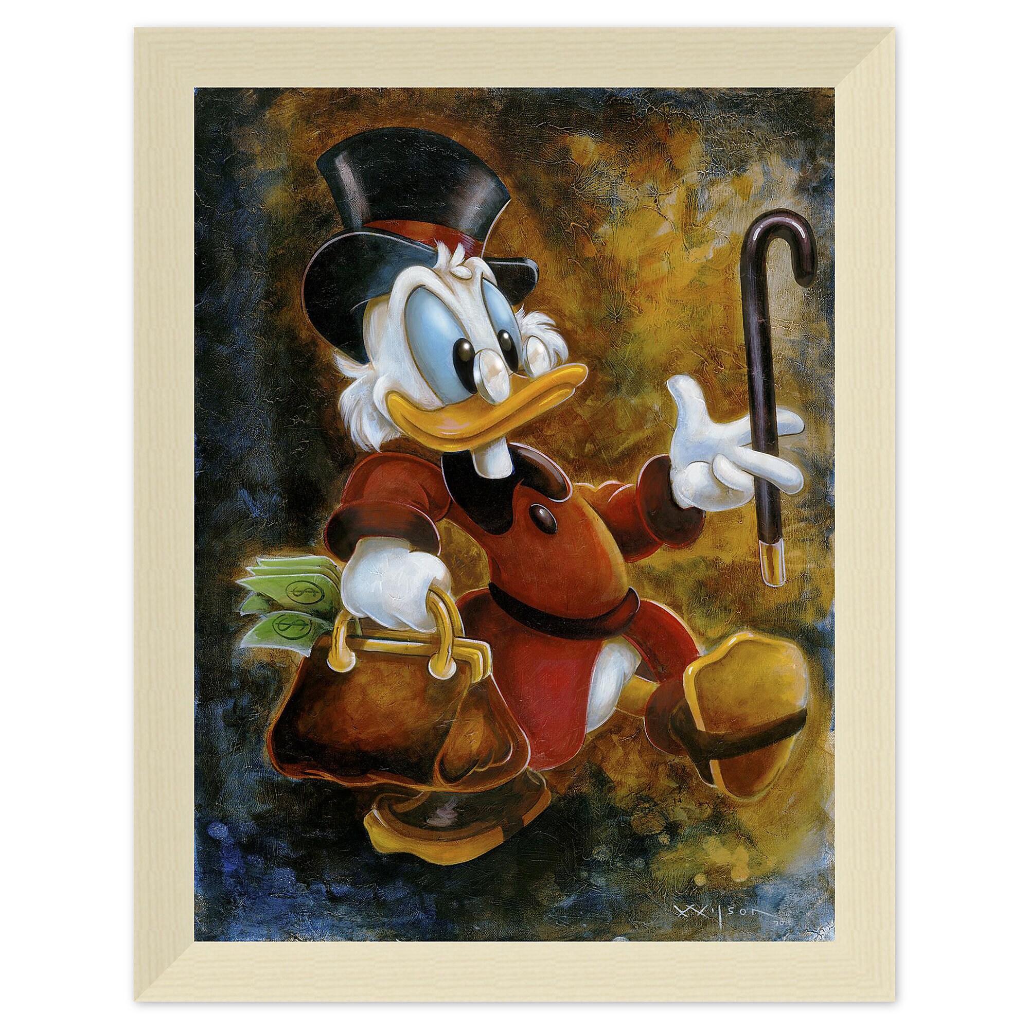 Scrooge McDuck ''Scrooge Treasure'' Giclée by Darren Wilson