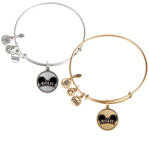 Mickey Mouse Cloisonne Charm Bangle by Alex and Ani | shopDisney