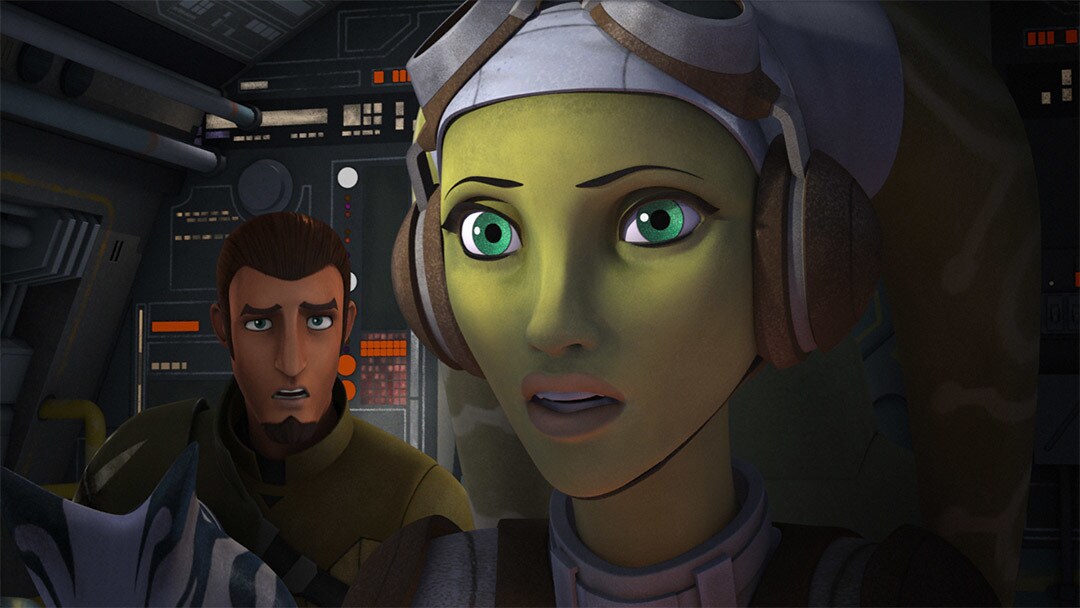Hera and Kanan in the "Siege of Lothal."
