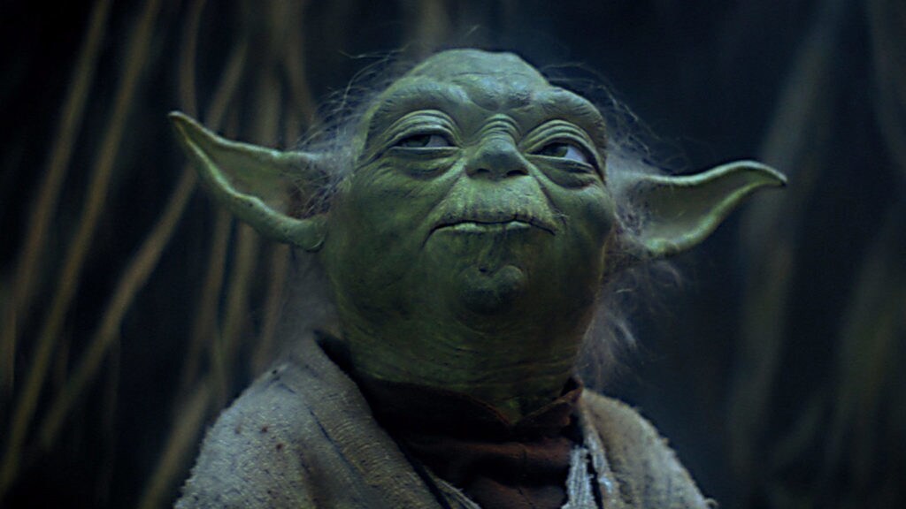 Yoda in The Empire Strikes Back.