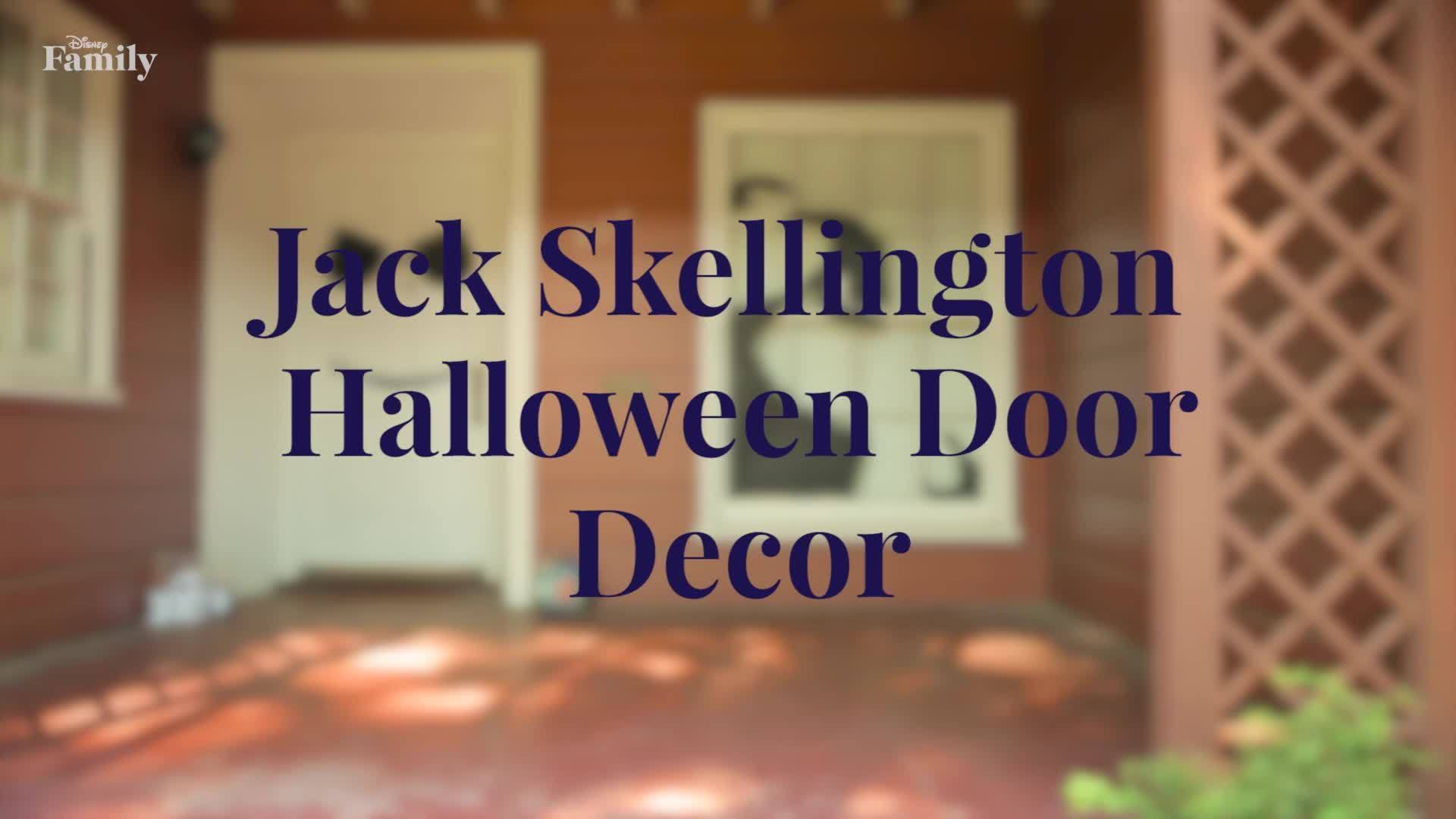 Jack Skellington Halloween Door Decor | Disney Family