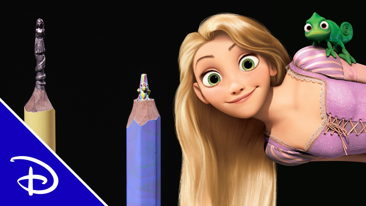 Rapunzel Pencil Tip Carving | Disney