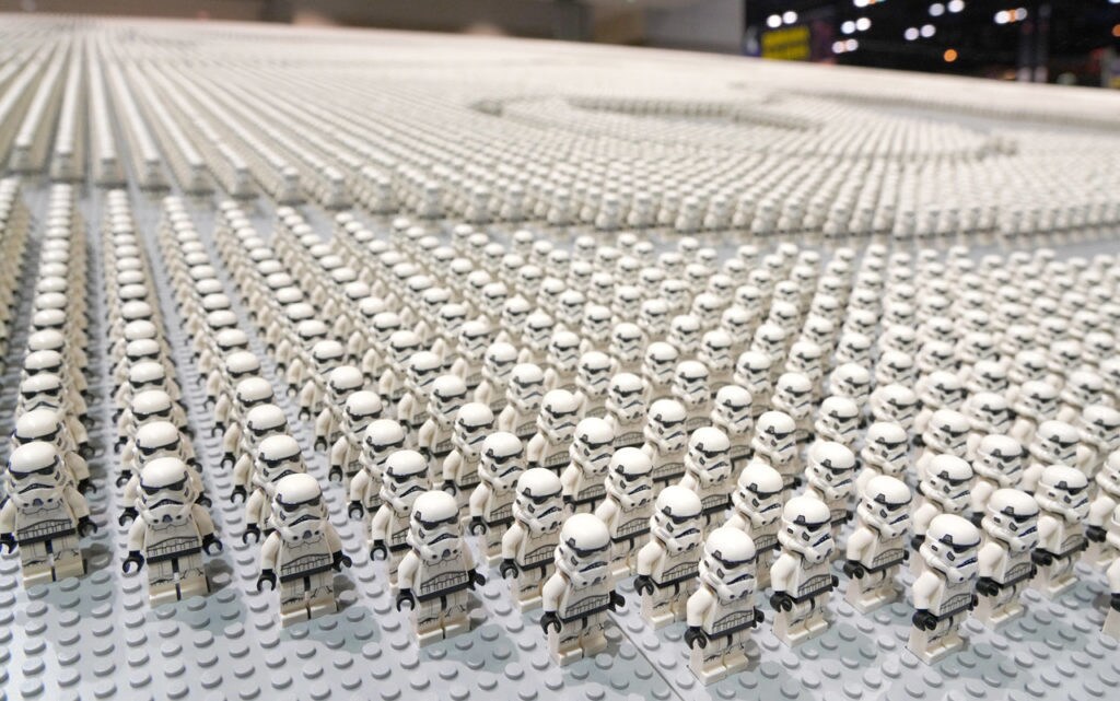 That's a lot of stormtrooper minifigures.