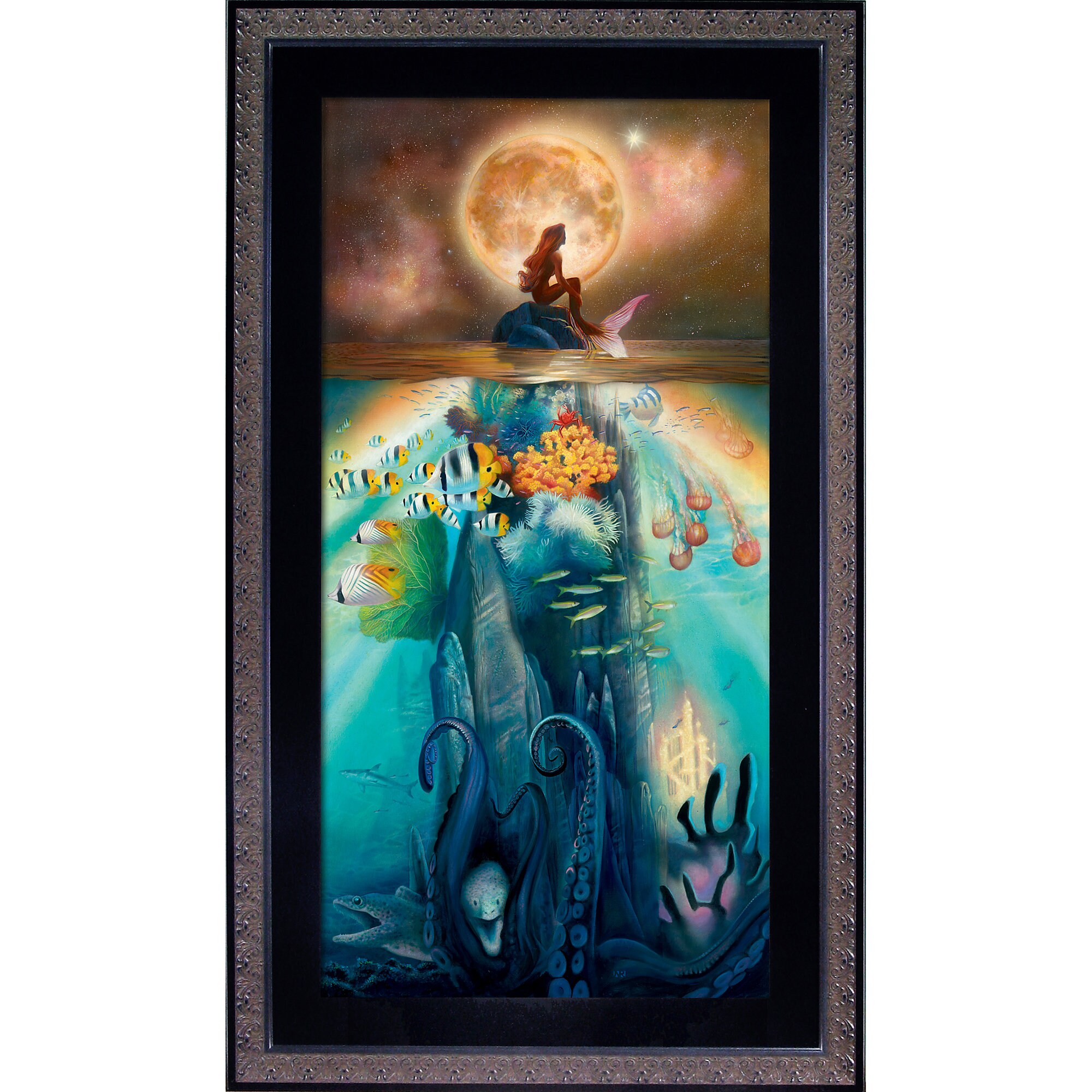 Ariel ''Fathoms Below'' Giclée by John Rowe