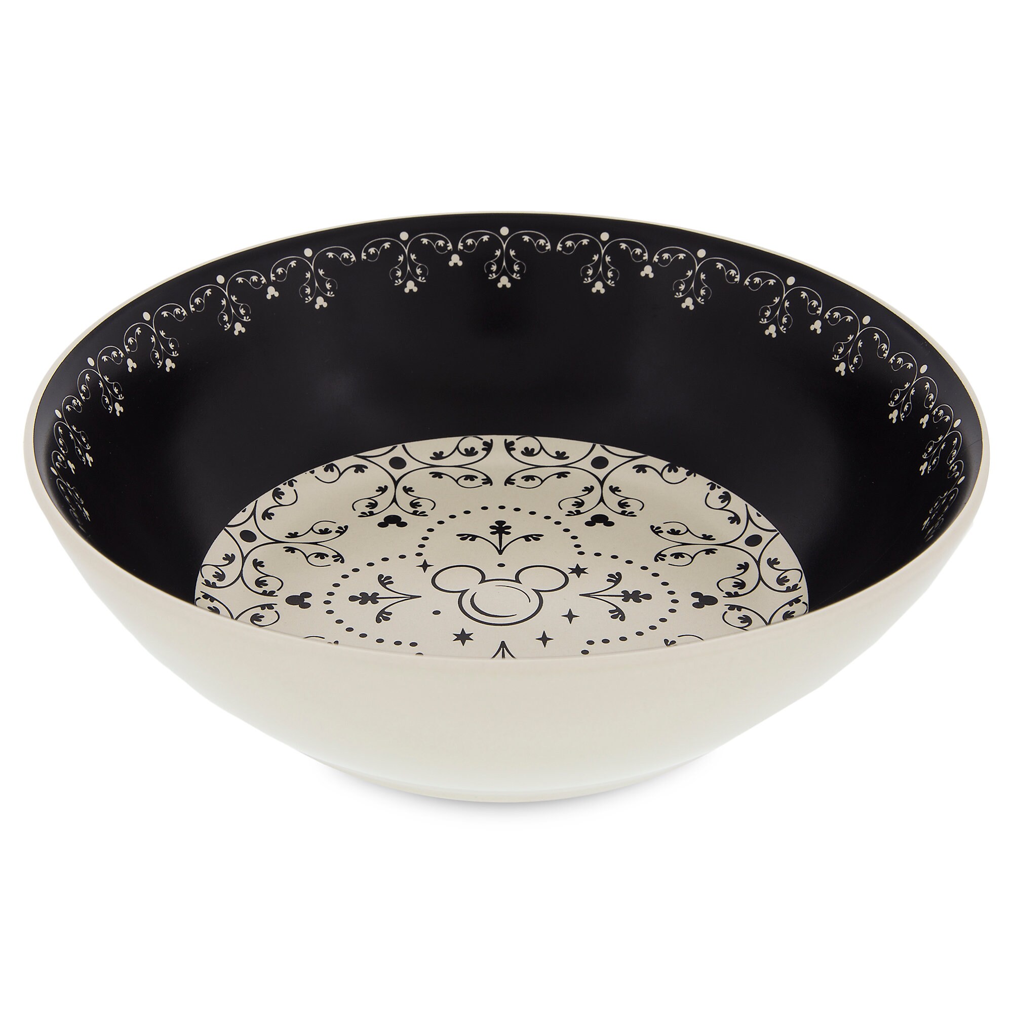 Mickey Mouse Icon Bowl - Disney Dining Collection - Black / White