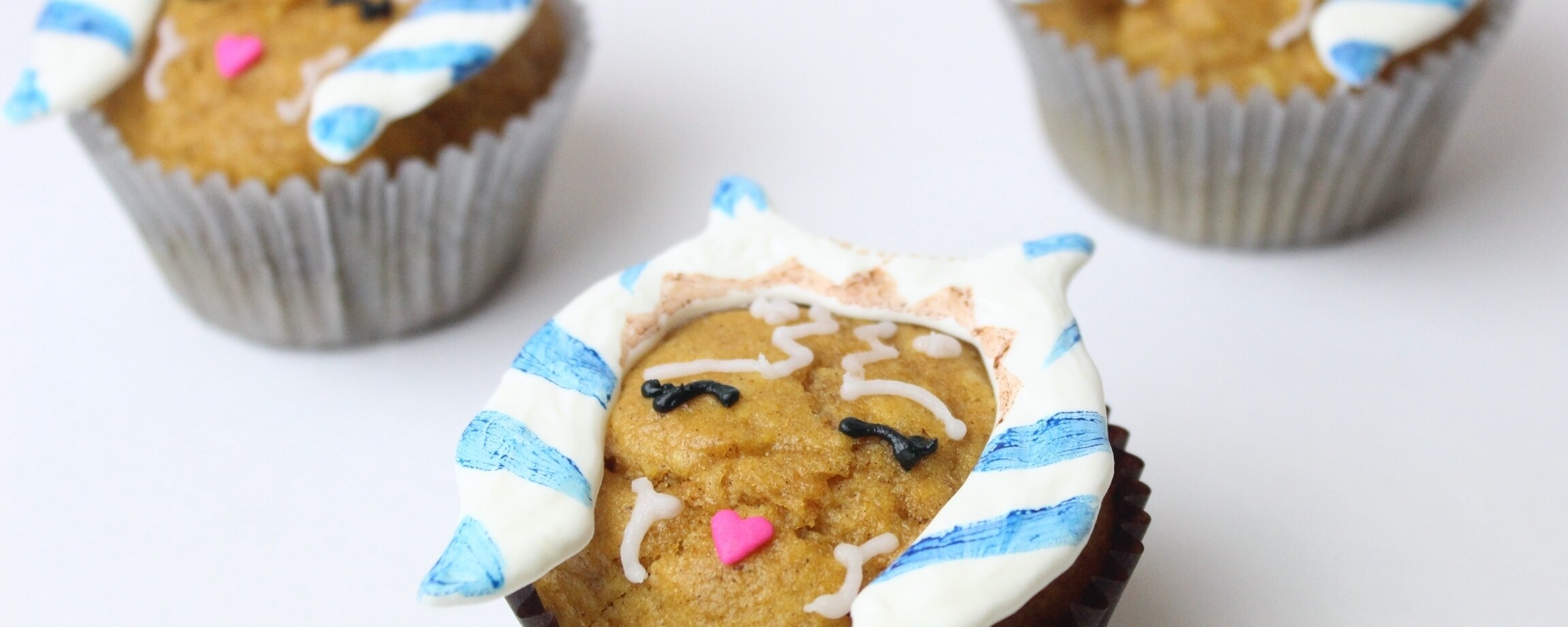 Ahsoka themed muffins.