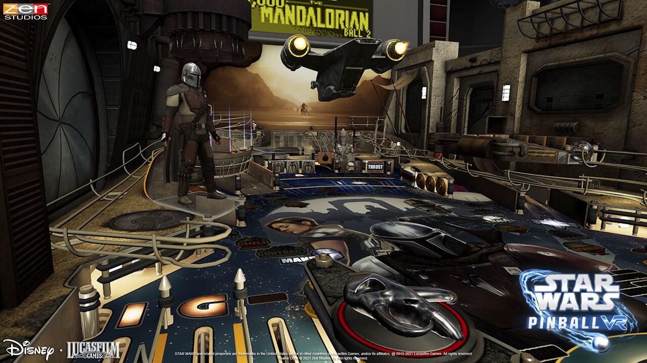 Star Wars Pinball VR gameplay