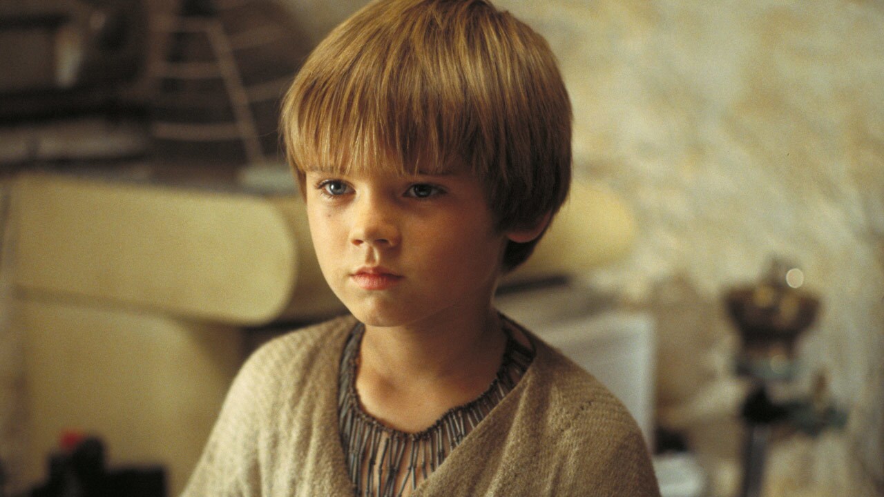 Anakin as a child in The Phantom Menace.