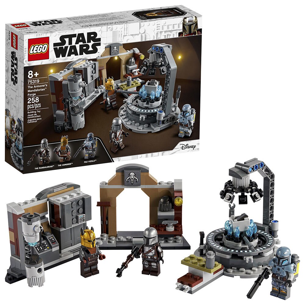 The Armorer's Mandalorian Forge LEGO set and box