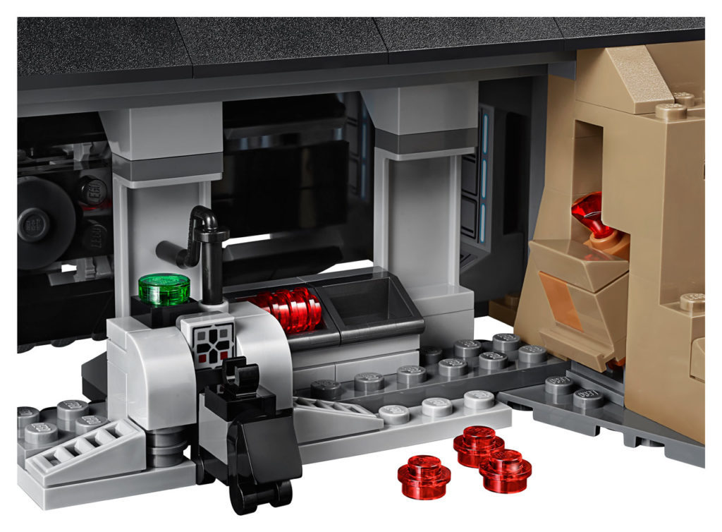 LEGO Star Wars Darth Vader's Castle - inside detail.