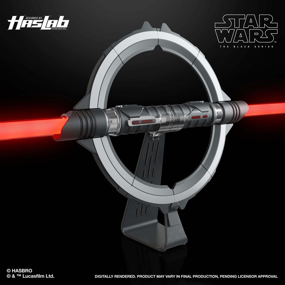 HasLab Black Series Reva Force FX Lightsaber