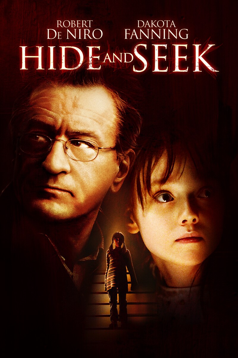 Hide and Seek Starring Robert De Niro and Dakota Fanning Movie Poster