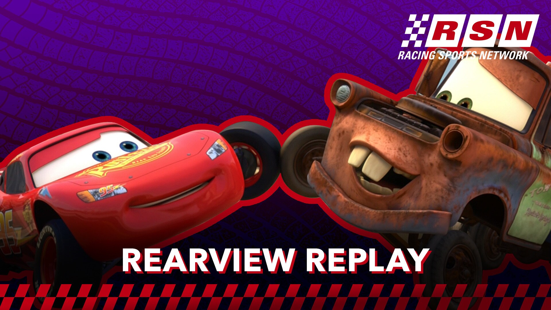 Rearview Replay: McQueen and Mater's Handshake | Racing Sports Network by Disney•Pixar Cars