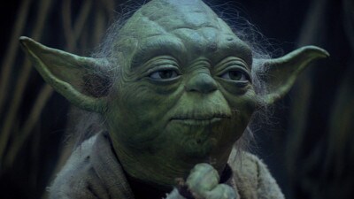 Yoda in The Empire Strikes Back.