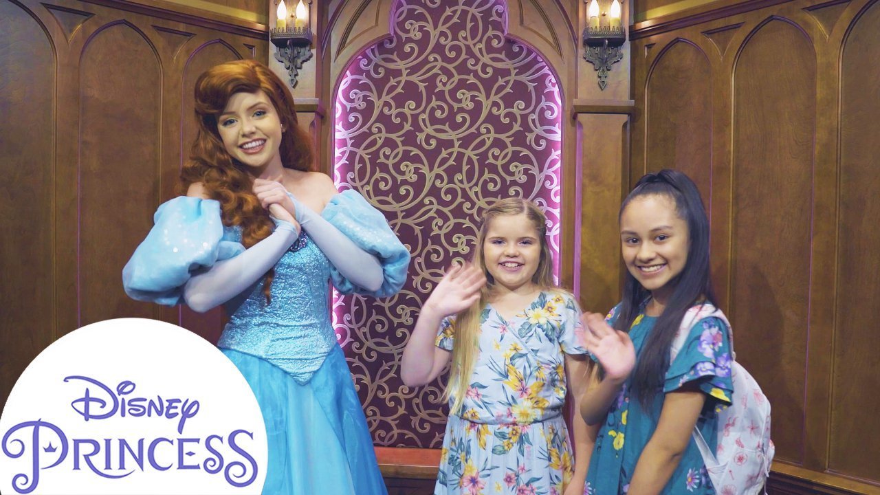 Asking Ariel Questions at Disneyland! | Disney Princess