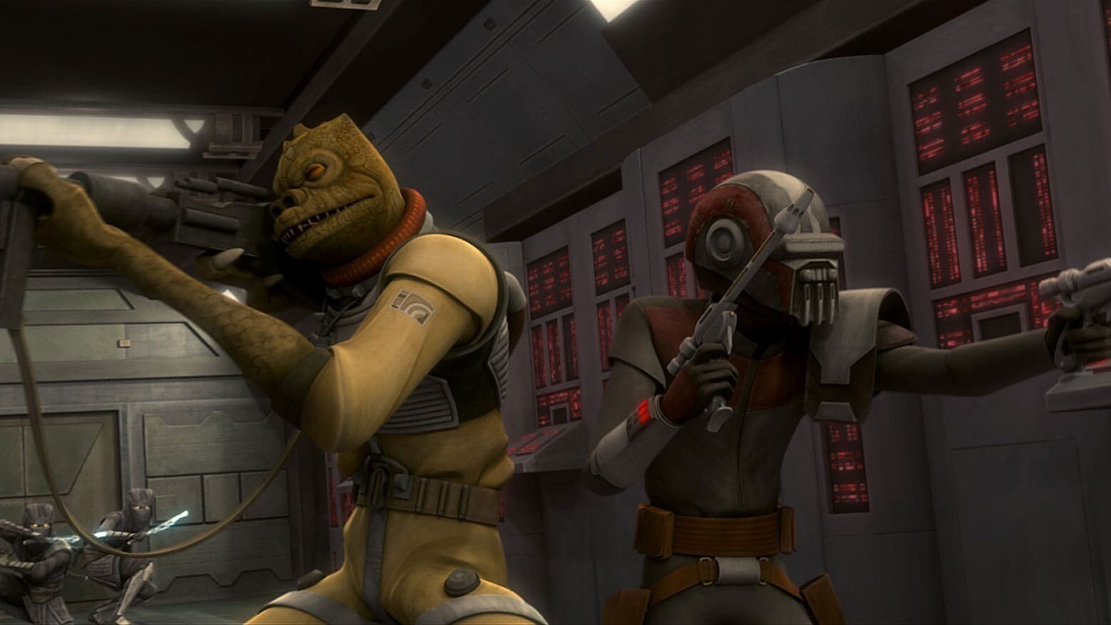 Bossk and Boba Fett in The Clone Wars