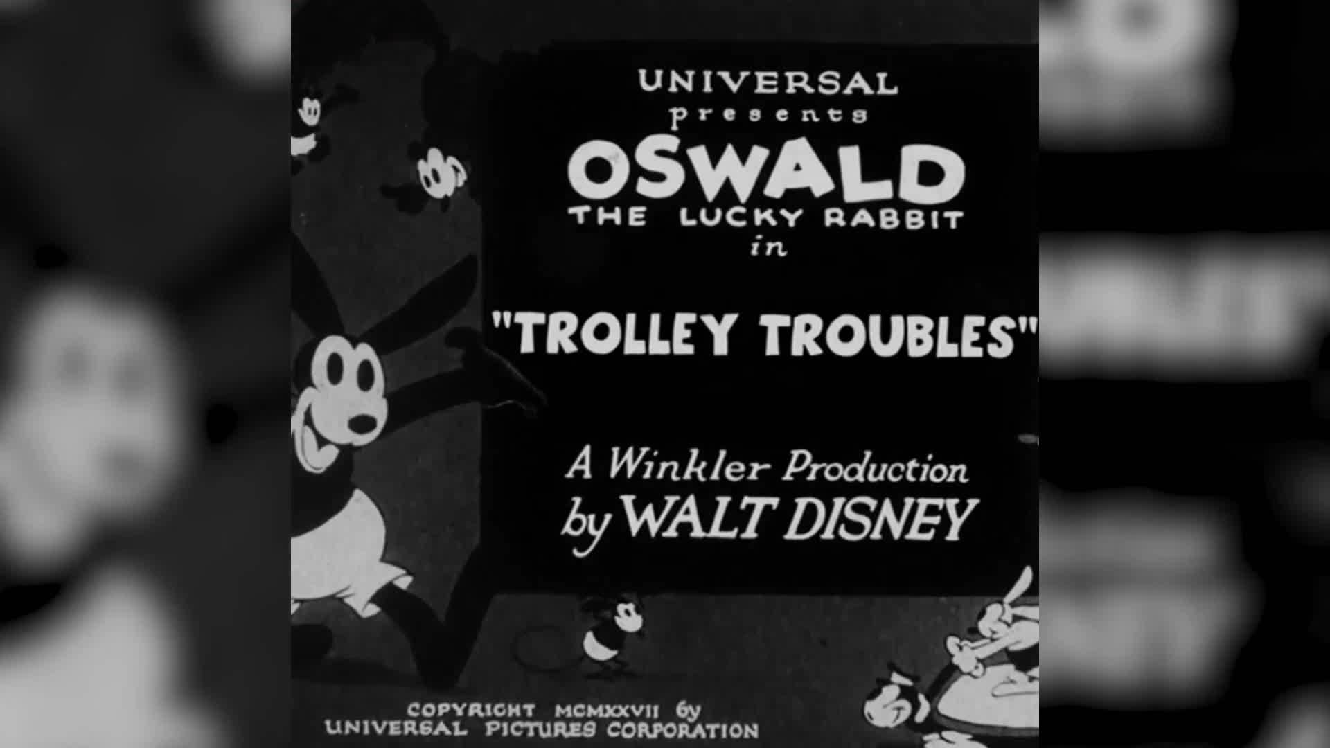 Oswald the Lucky Rabbit. Trolley Troubles | This Day in Disney History | Oh My Disney