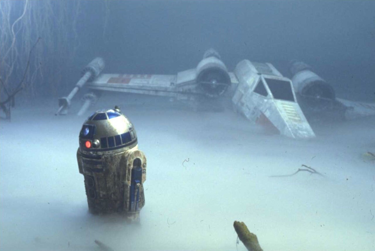R2-D2 on Dagobah