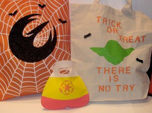 Star Wars trick or treat bags - half 1