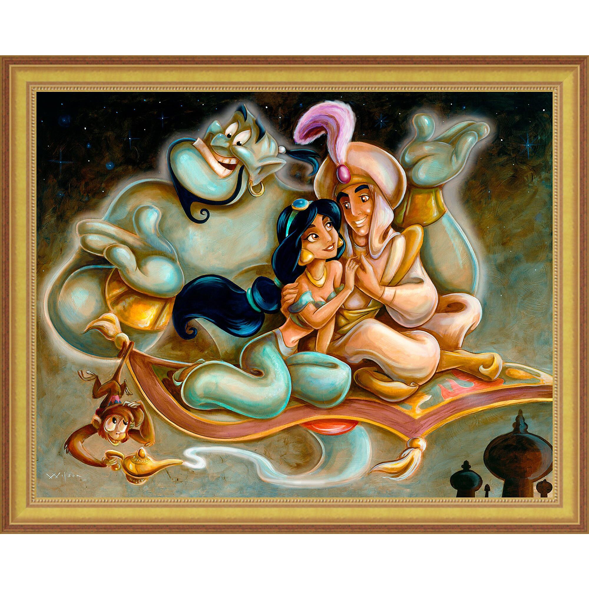 Aladdin and Jasmine Giclée by Darren Wilson