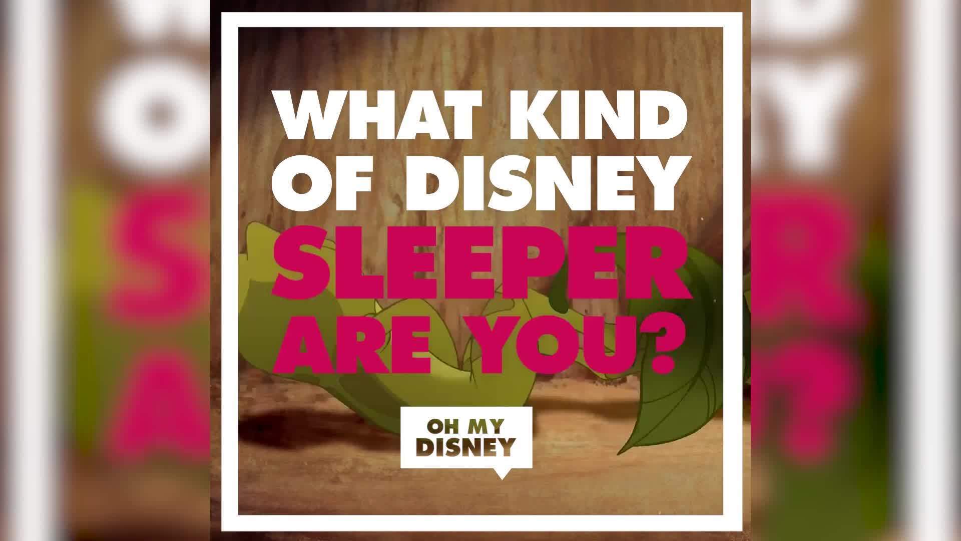 What Kind of Disney Sleeper Are You? | List Vids by Oh My Disney