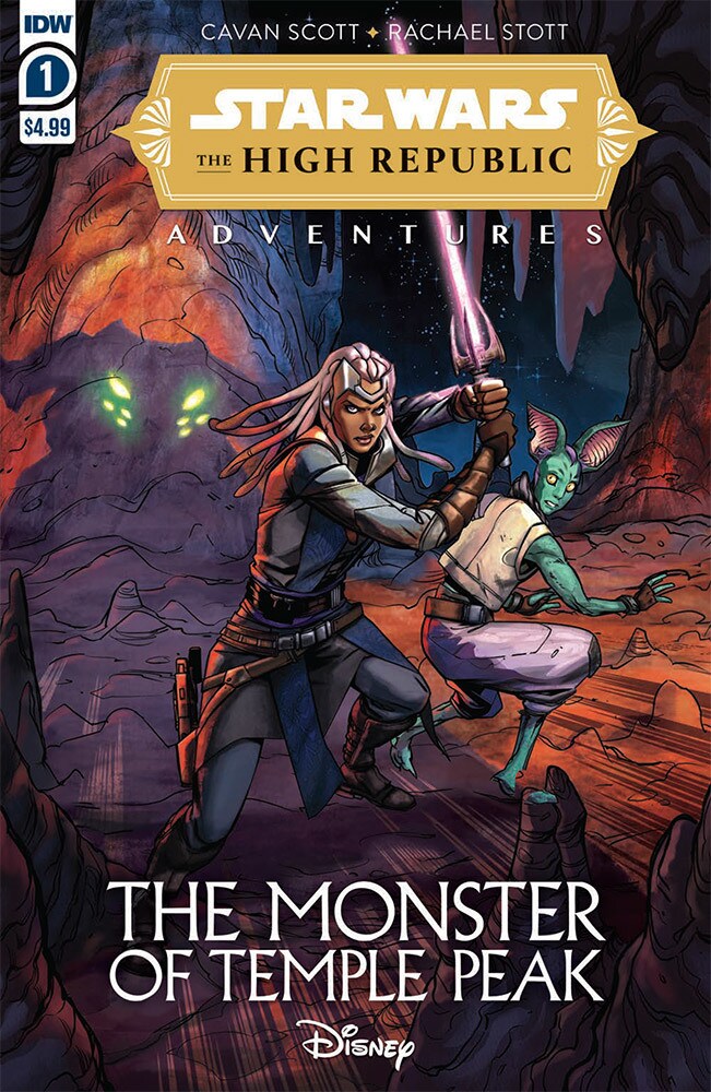 The cover of The Monster of Temple Peak.