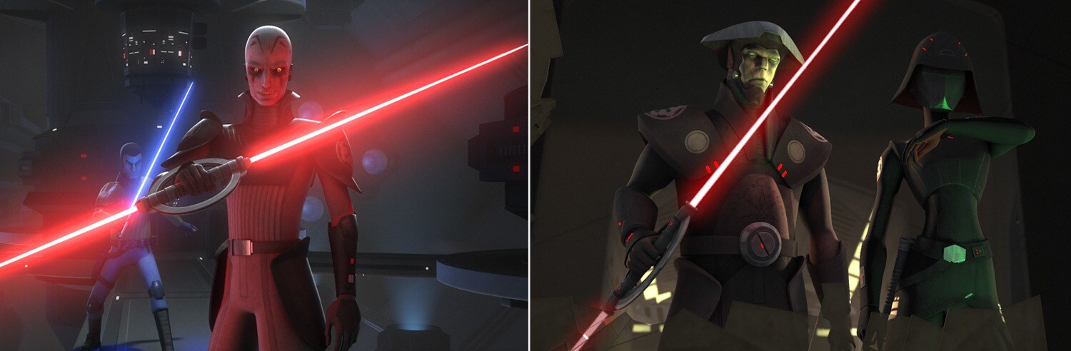 Grand Inquisitor and Fifth Brother Inquisitor from Star Wars Rebels
