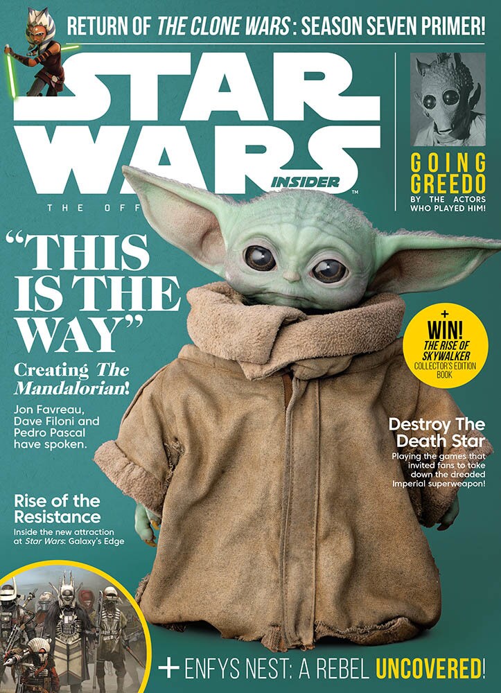 Star Wars Insider issue #195 cover featuring The Child