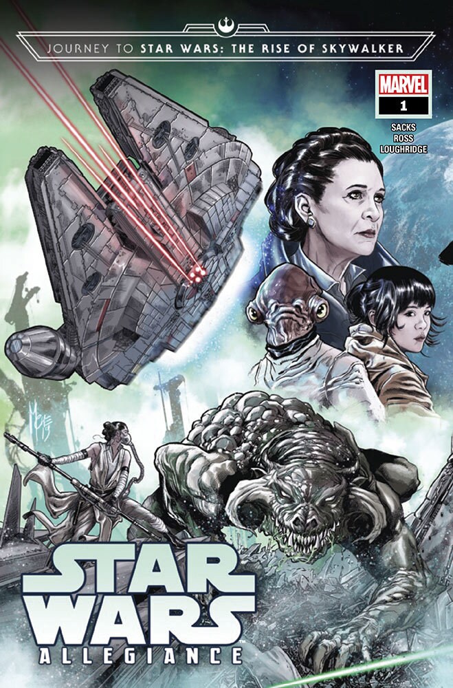 The cover of Journey to Star Wars: The Rise of Skywalker — Allegiance issue #1.