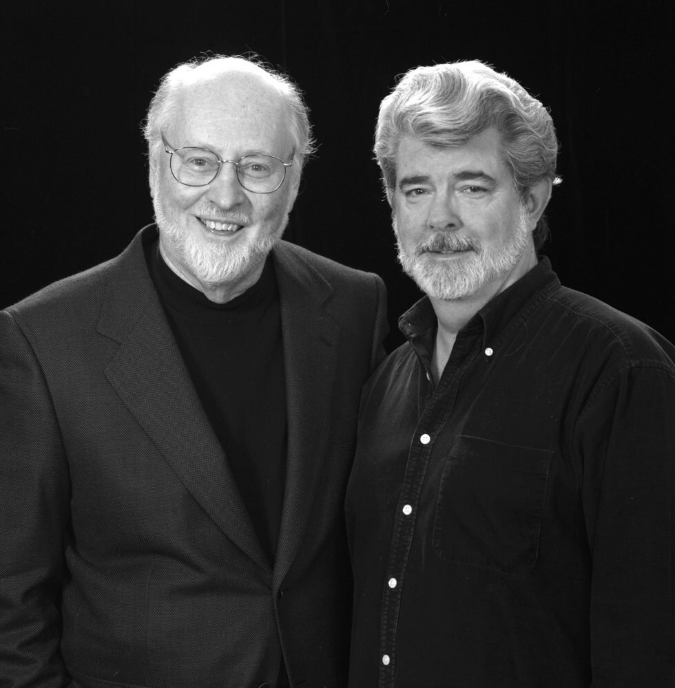 John Williams with George Lucas.