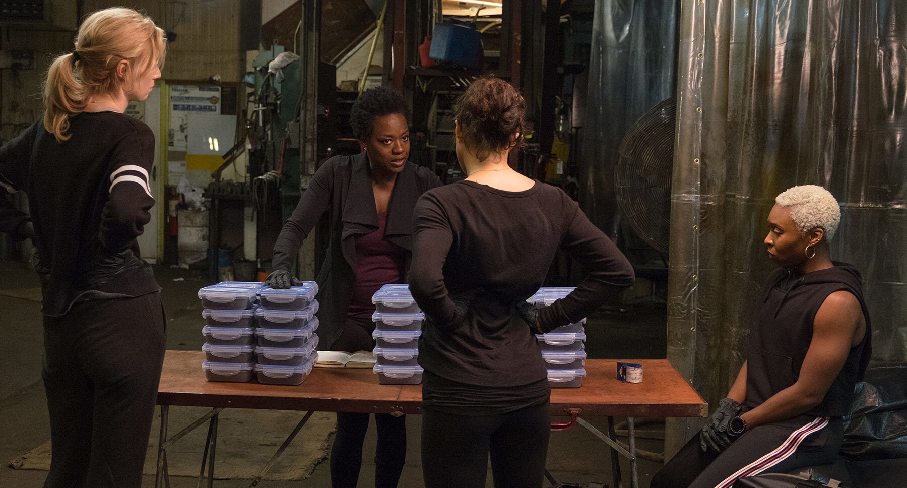 Viola Davis, Michelle Rodriguez, Elizabeth Debicki, and Cynthia Erivo in "Widows"