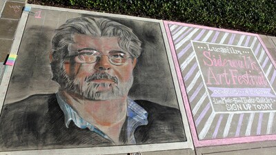 Lucasfilm Sidewalk Art Festival Winners & Highlights