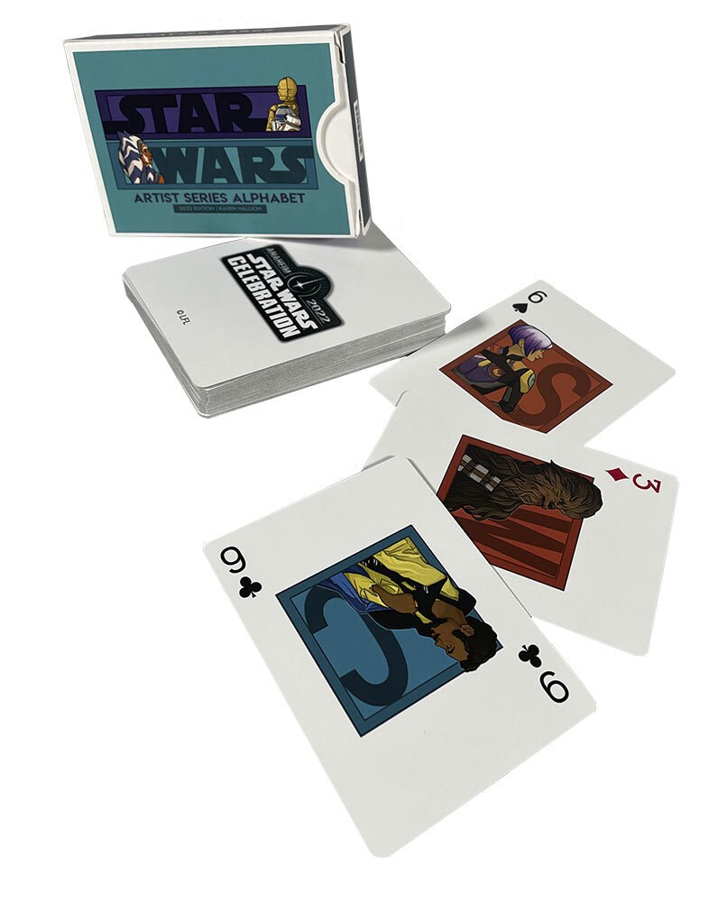 Star Wars Celebration exclusive Star Wars ABC playing cards