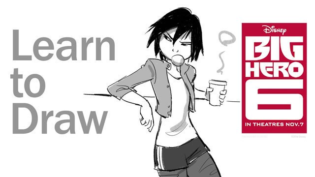 Learn to Draw GoGo Tomago from Big Hero 6 - Disney Insider